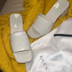 Gucci Rubber heel sandal